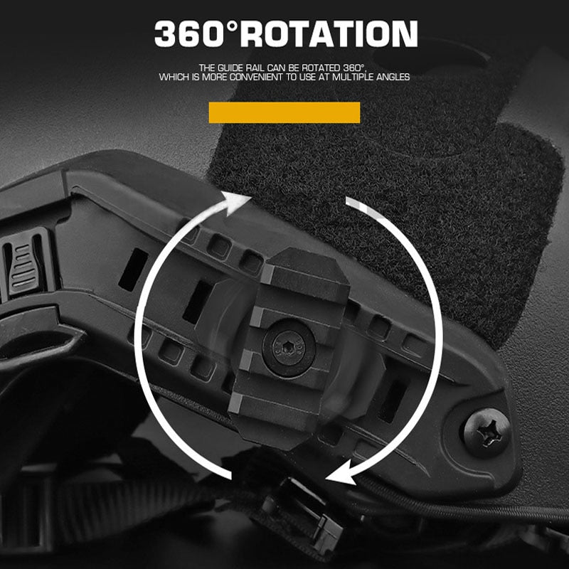 Adaptador de lámpara de casco de 360 grados de 19 mm