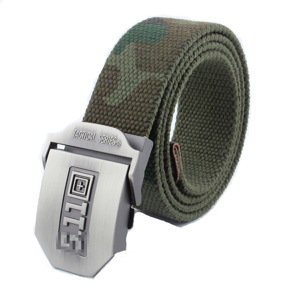 125 CM Ceinture Tactique Militaire en Nylon Homme, Ceinture d'entraînement, Boucle Métallique 125 CM Ceinture Tactique Militaire en Nylon Homme, Ceinture d'entraînement, Boucle Métallique