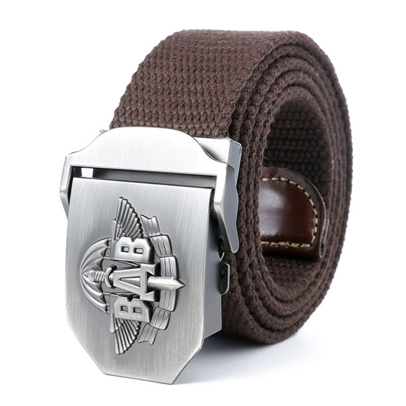 Ceinture militaire en toile armée BAB