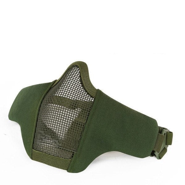 Media máscara de rejilla metálica SN Airsoft