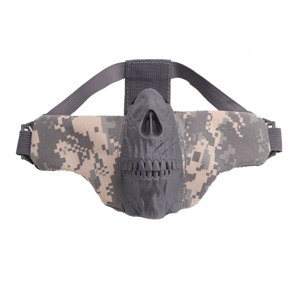 Demi-masque squelette Protector OS