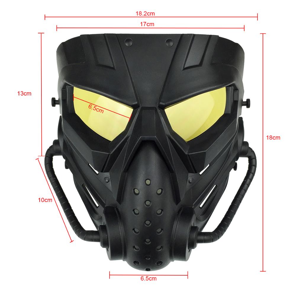 Máscara facial completa Cobat Air War Airsoft