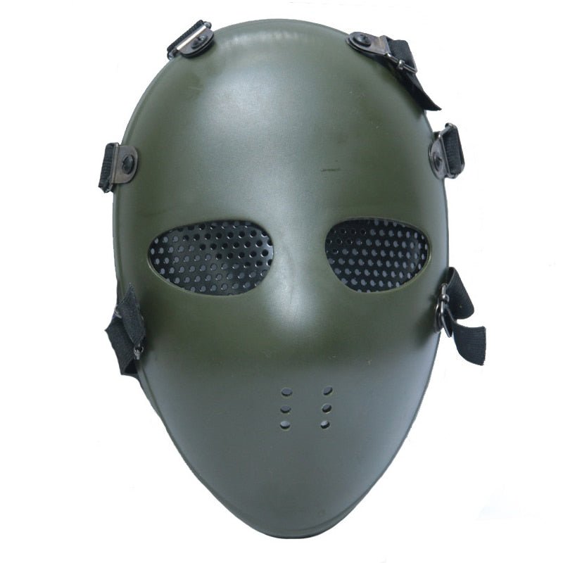 Máscara facial completa balística de campo de batalla