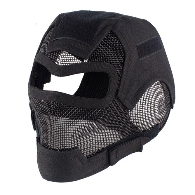 Máscara facial completa de caza War Game RD