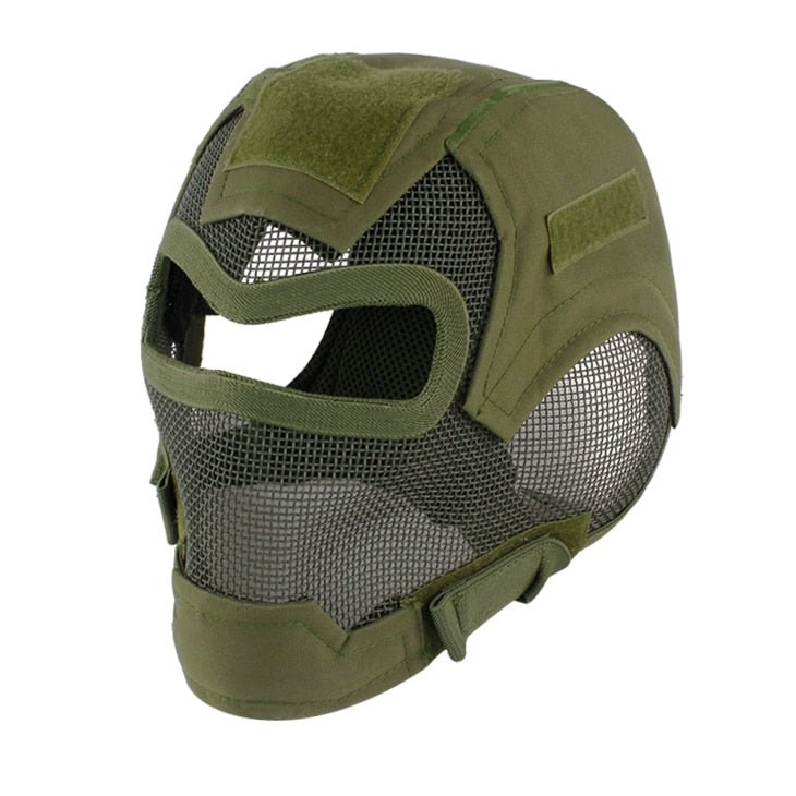 Máscara facial completa de caza War Game RD
