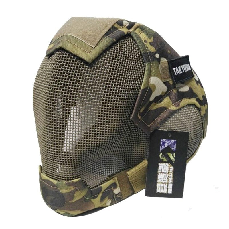 Masque intégral grille acier V6 TAK