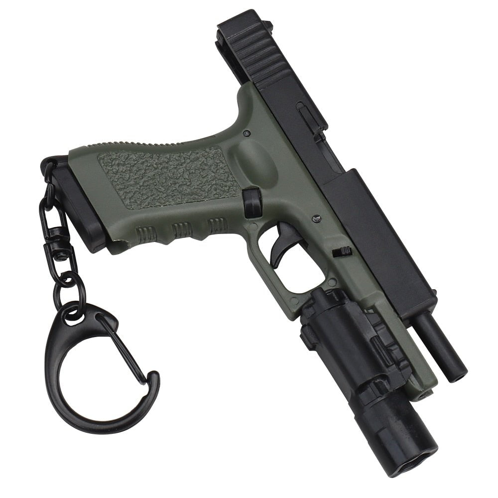 Llavero con luz y cargador para pistola G-17 1:4