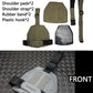 Armure d'épaule gilet tactique DMGEAR