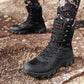 Botines altos de piel MXD A533