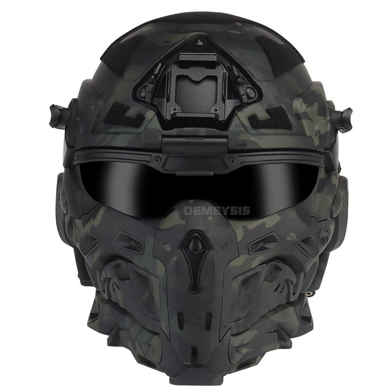 Casque masque ventilé Assaut Fast W-Ronin