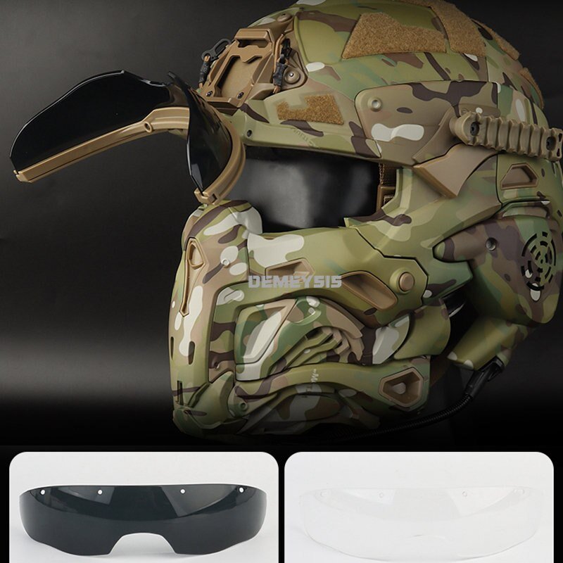 Casque masque ventilé Assaut Fast W-Ronin