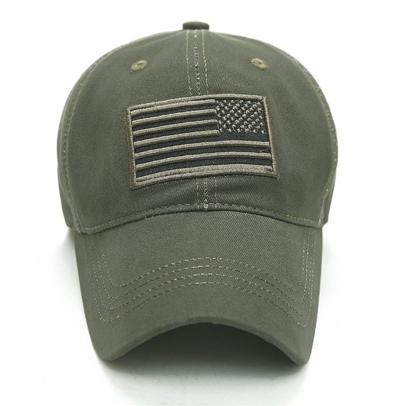 Casquette tactique logo drapeau US