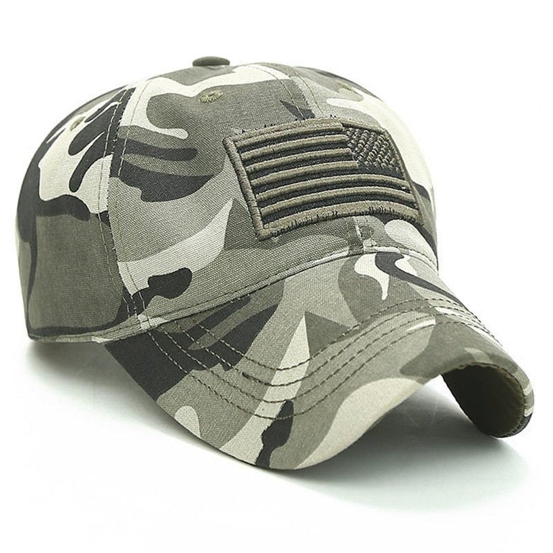 Casquette tactique logo drapeau US