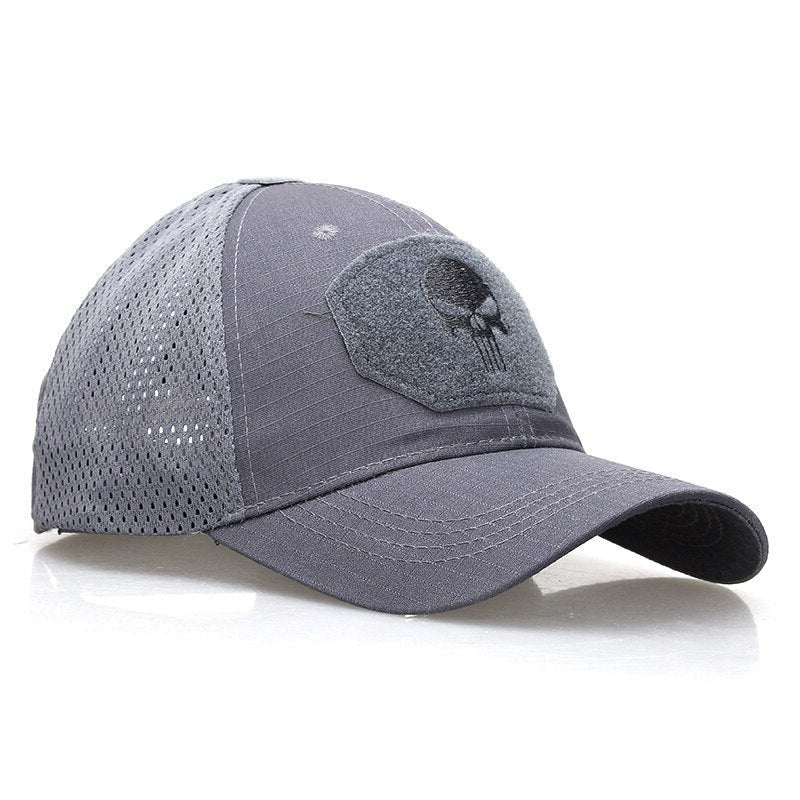 Casquette demi-maille crâne IDGear