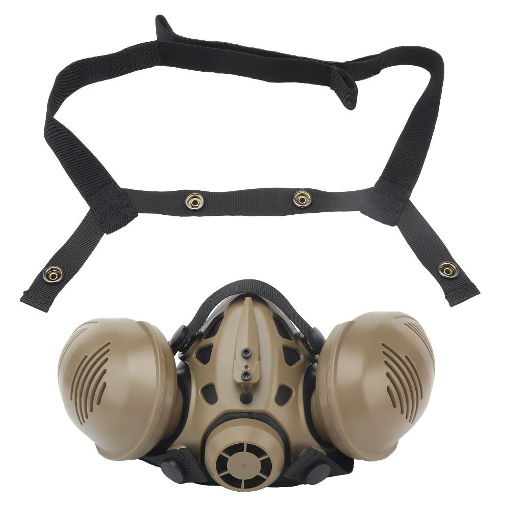 Demi-masque double respirateur V2 TOS