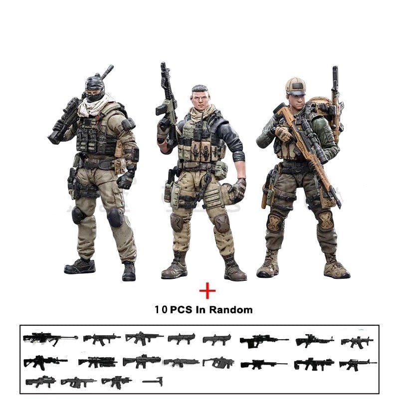 Ensemble figurine soldat Hardcore Freedom 3 pcs