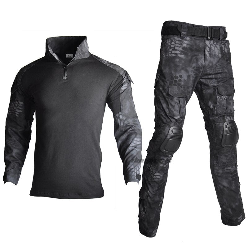 Ensemble uniforme OPS Python noir