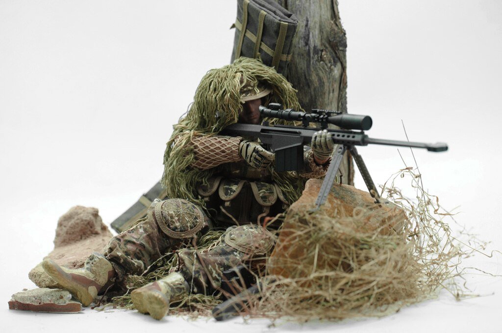 Figurine Sniper militaire 1/6 12 pouces