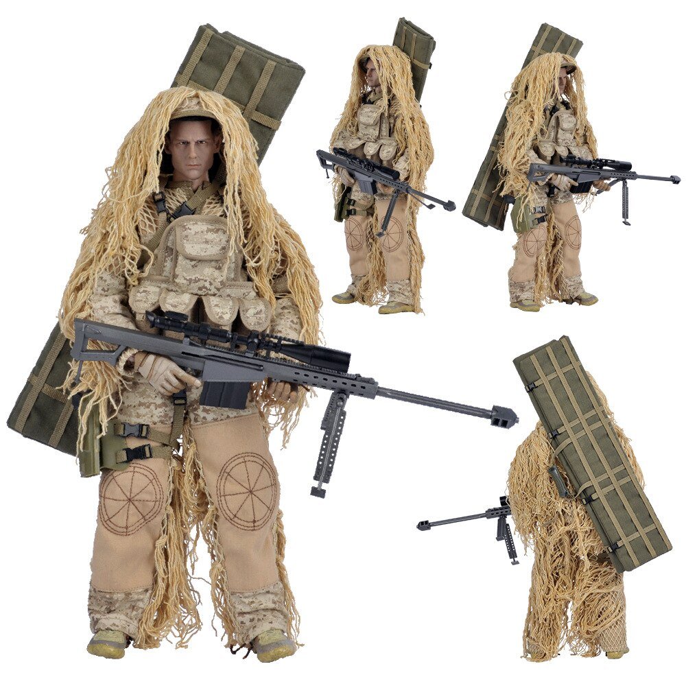 Figurine soldat Sniper Barrett M82A1 30cm