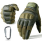 Guantes de combate de cuero PU tácticos GOS