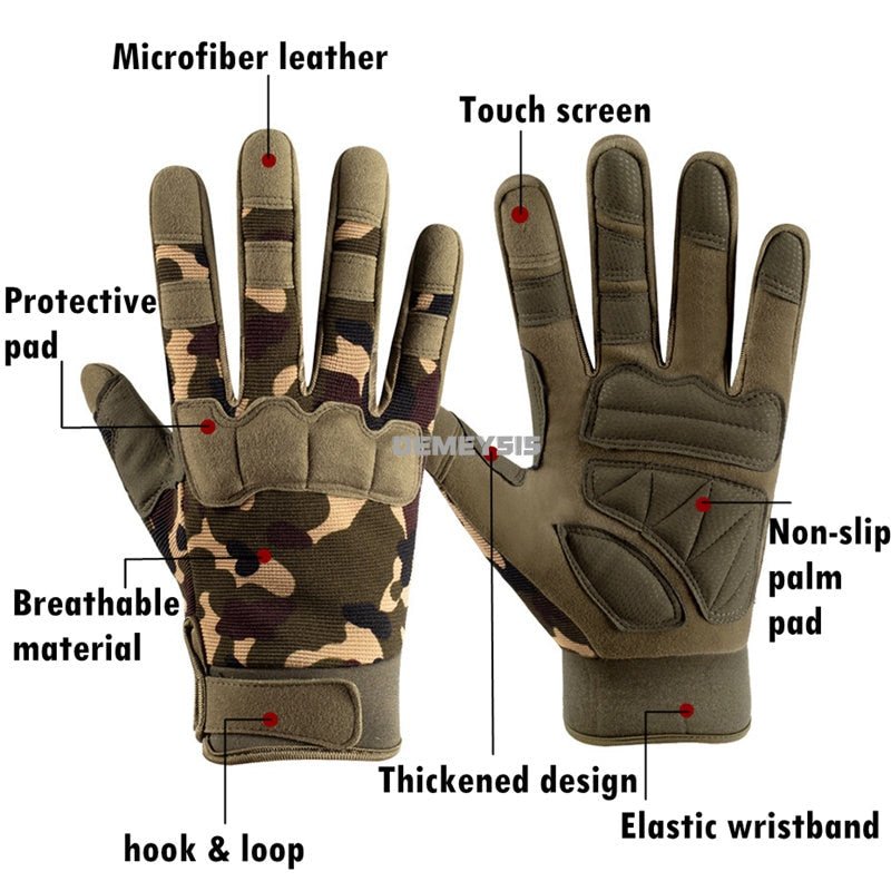 Gants tactiques militaire WSE Airsoft