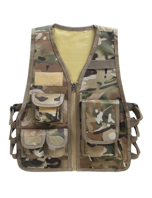 Gilet enfant camouflage militaire FOS