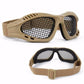 Gafas protectoras FO malla metálica