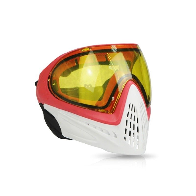 FMA Masque intégral anti-buée F1 pour paintball Airsoft avec lentille de protection à lentille unique (jaune FMA Masque intégral anti-buée F1 pour paintball Airsoft avec lentille de protection à lentille unique (jaune