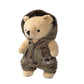 Ours peluche vêtement camo détachable