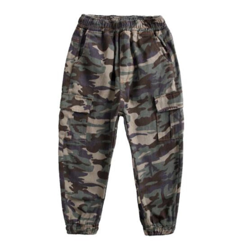 Pantalon camouflage enfant coton Multicam