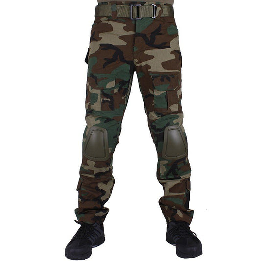 Pantalon cargo militaire BDU avec genouillères