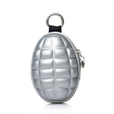 Porte-clé forme grenade PU F029