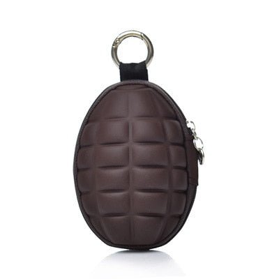 Porte-clé forme grenade PU F029