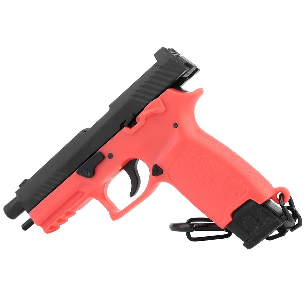 Porte-clé pistolet P320 1:4 rouge/noir