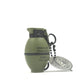 Porte-clé briquet grenade flamme bleue