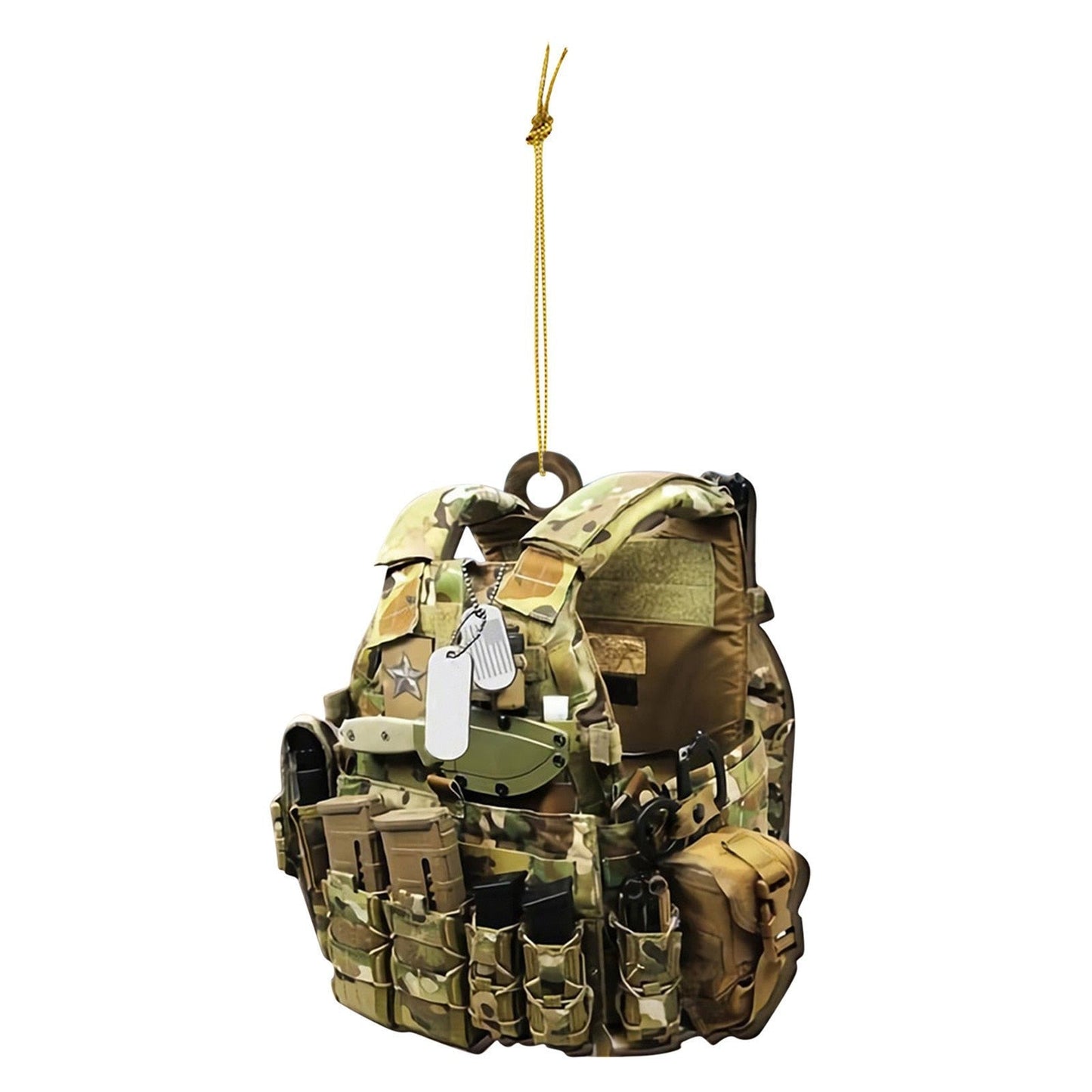 Porte-clé gilet tactique militaire