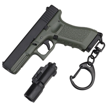 Llavero con luz y cargador para pistola G-17 1:4