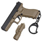 Llavero con luz y cargador para pistola G-17 1:4