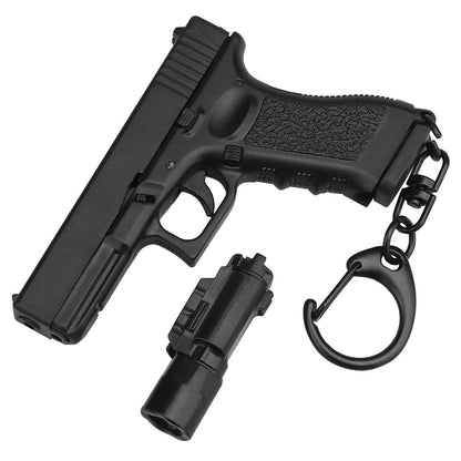 Llavero con luz y cargador para pistola G-17 1:4