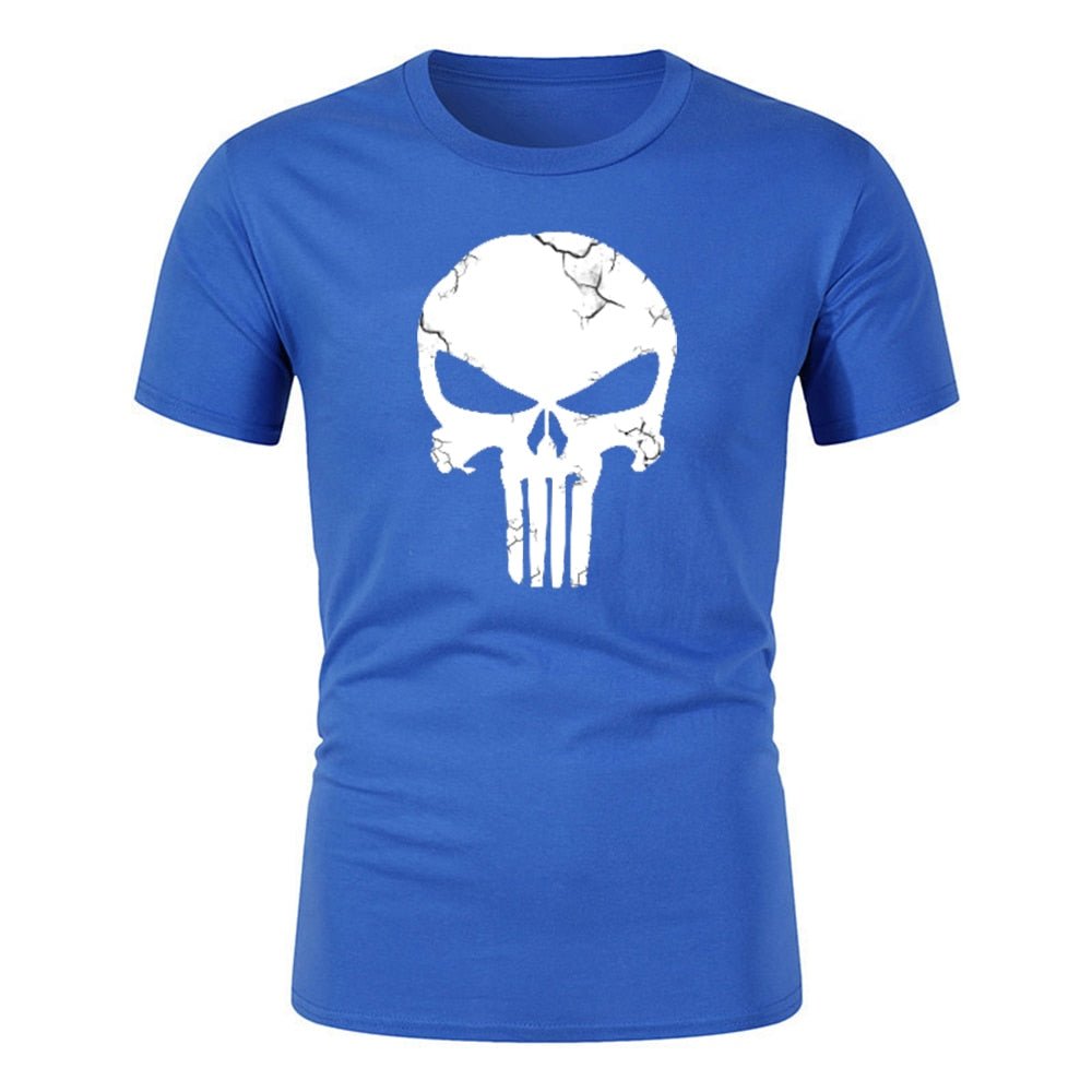 T-shirt crâne 3D col rond Spartan