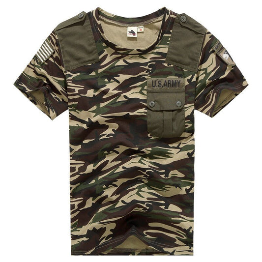 T-shirt US Army combat Patchwork